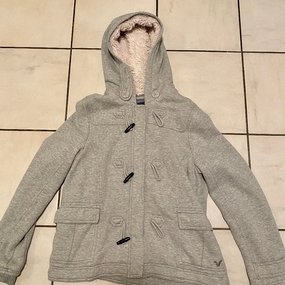 American Eagle Button/Zip Winter Jacket - image 1